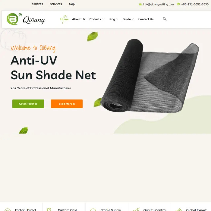 Qibang website by Kashif Ali